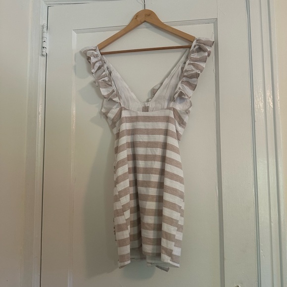 Sabo Striped Ruffle Button Dress - Picture 3 of 8